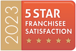 Winner - 5 Star Franchisee Satisfaction - 2023